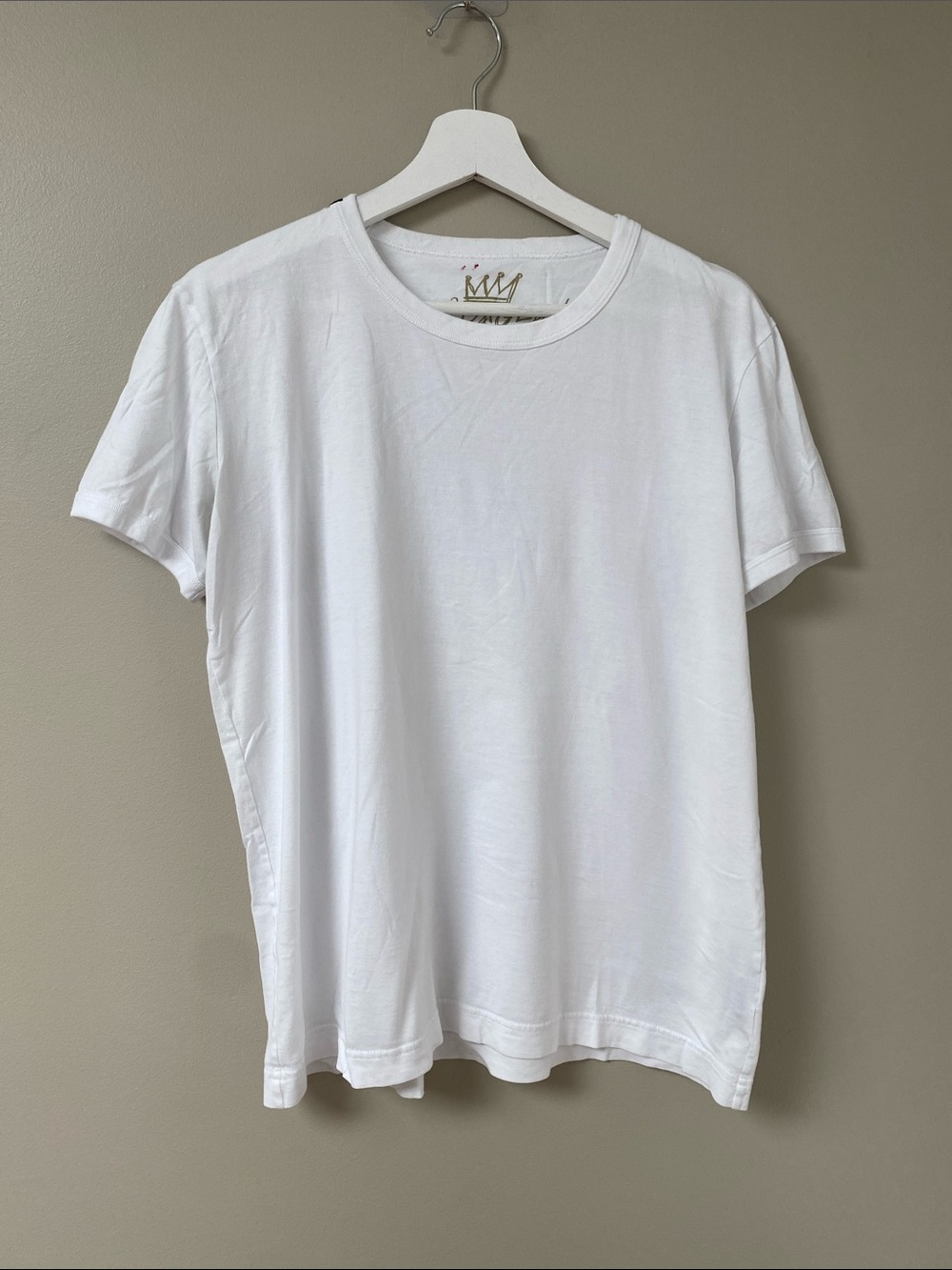 Dolce & Gabbana Good Luck 2021 White Crew Neck Short Sleeve Tee
